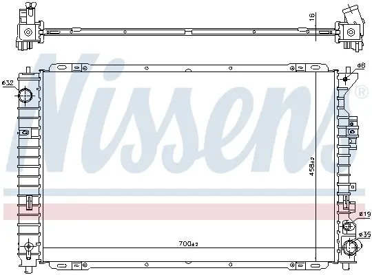 Radiator racire motor potrivit FORD USA ESCAPE -09.14