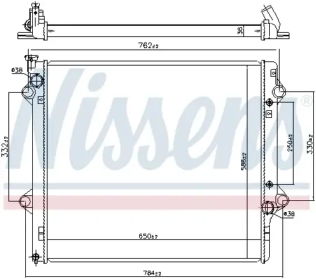 Radiator racire motor potrivit LEXUS GX 4.7