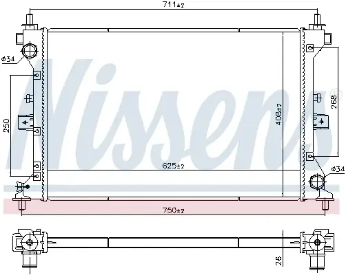 Radiator racire motor potrivit SUZUKI SX4 S-CROSS, VITARA 1.0 1.4 09.15-