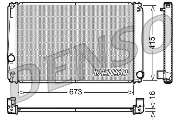 Radiator racire motor potrivit TOYOTA RAV 4 III, RAV 4 IV 2.0 2.4 2.5