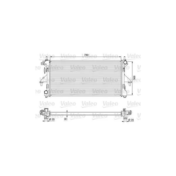 Radiator, racire motor VALEO 701727