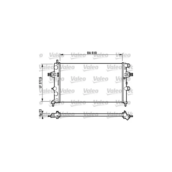 Radiator, racire motor VALEO 732551