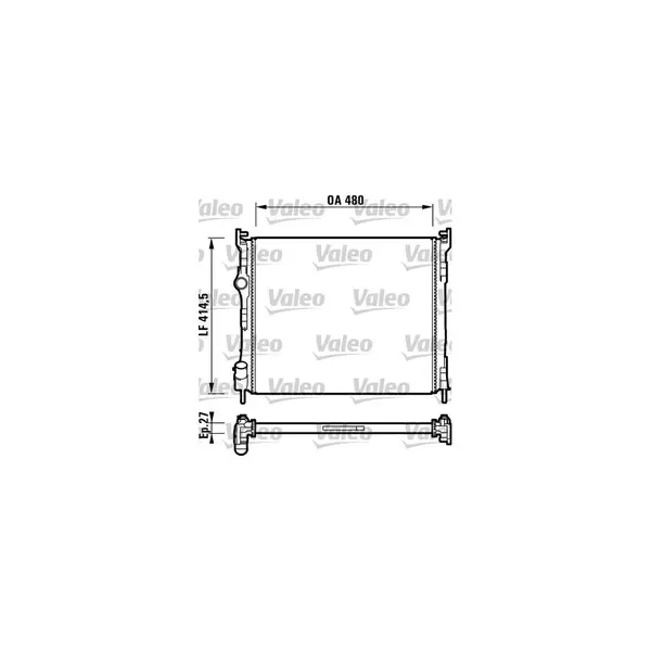 Radiator, racire motor VALEO 732737