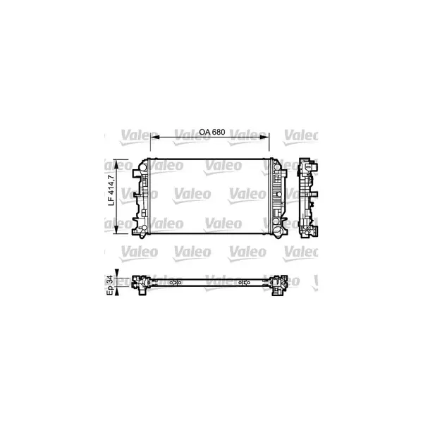 Radiator, racire motor VALEO 735089