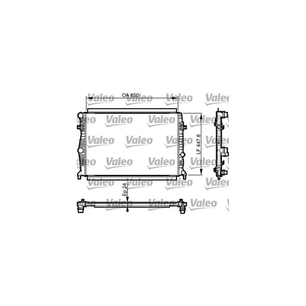 Radiator, racire motor VALEO 735556