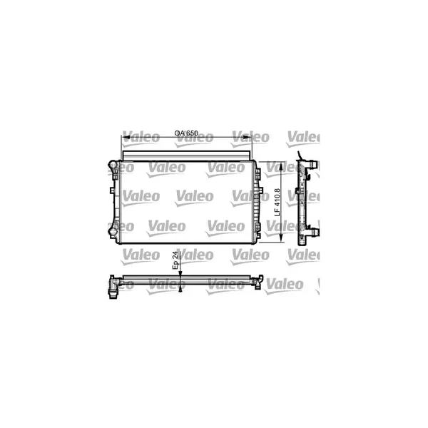 Radiator, racire motor VALEO 735558
