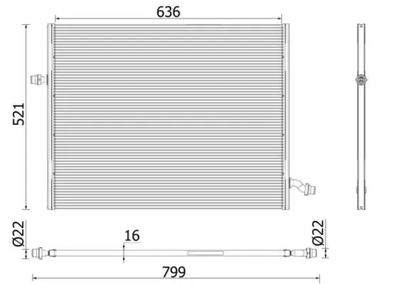 Radiator temperatura scazuta, intercooler MAHLE BEHR *** PREMIUM LINE *** CIR 36 000P