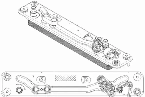 Radiator ulei potrivit BMW X5 (E70), X6 (E71, E72) 3.0-4.8 10.06-07.14