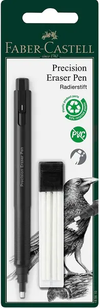 Radieră-creion Faber-Castell Perfection - Radiere de rezervă incluse