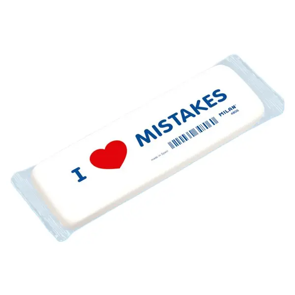 Radiera creion, I Love Mistakes Milan