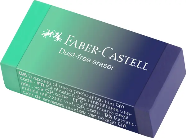 Radiera Dust Free, 45x21.5x13.5mm diverse culori, Flow, Faber-Castell