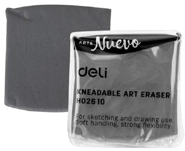 Radieră pâine Deli Arte Nuevo - EH02610, gri