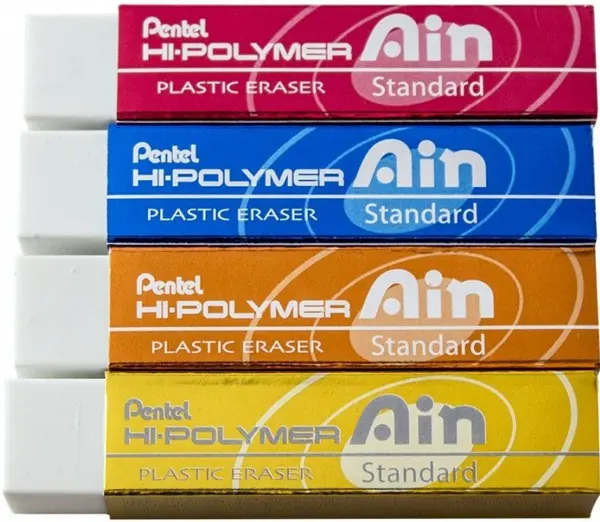 Radiera Pentel - ZETH07 AIN, HI-Polymer, Sortiment