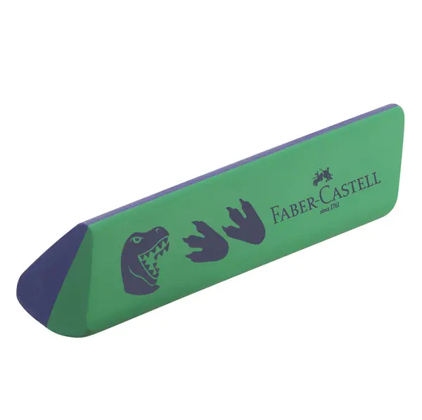 Radiera pentru creion, Dust Free, Faber-Castell Dinozauri
