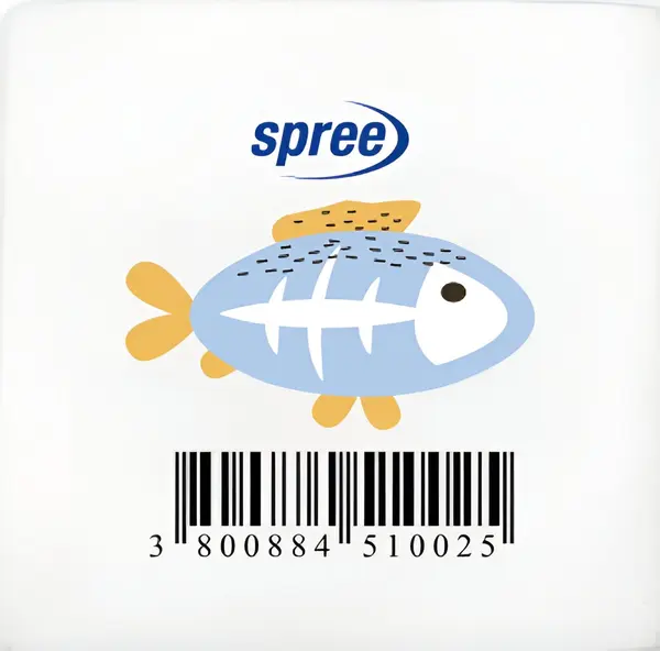 Radieră Spree - Cu animăluț, sortiment
