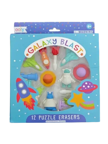 Radiere tip puzzle - Galaxie (Set de 12)