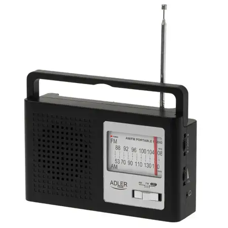 Radio Adler AD 1909, AM, FM (Negru)