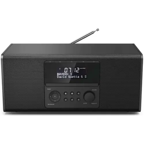 Radio Hama DR1550CBT, Digital, Bluetooth, FM, DAB/DAB+, Negru