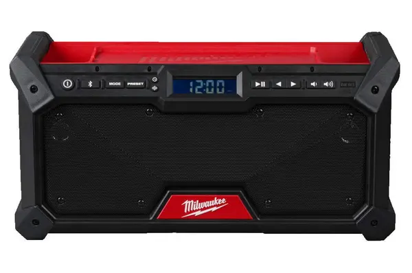 Radio pentru santier DAB+ Milwaukee M18, Bluetooth, woofere duble 8.89cm, USB, manere integrate, 4933492344