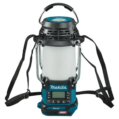 Radio portabil 3 in 1 cu lampa si lanterna Makita MR010GZ, 300 lm, Bluetooth, fara acumulator