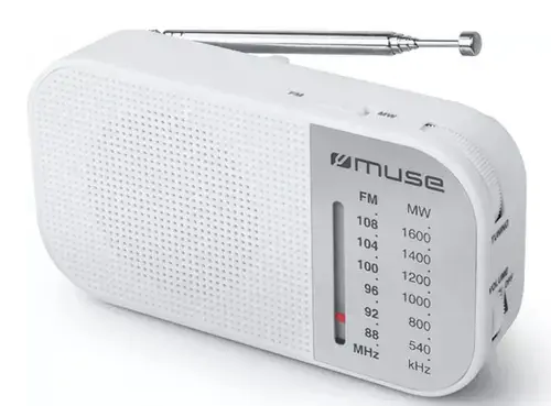 Radio Portabil Muse M-025 , FM/MW (Alb)