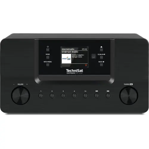 Radio TechniSat Digitradio 570 IR, CD, DAB/FM, Negru