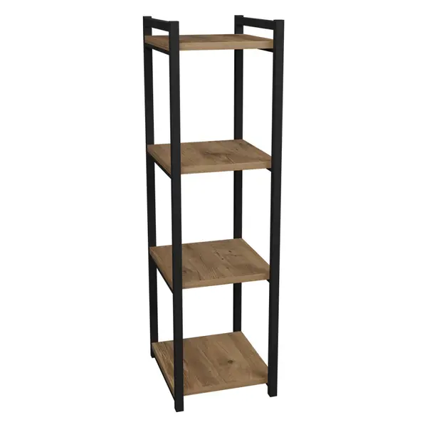 Raft bucatarie Harvey, natural - negru, 33x28x100 cm