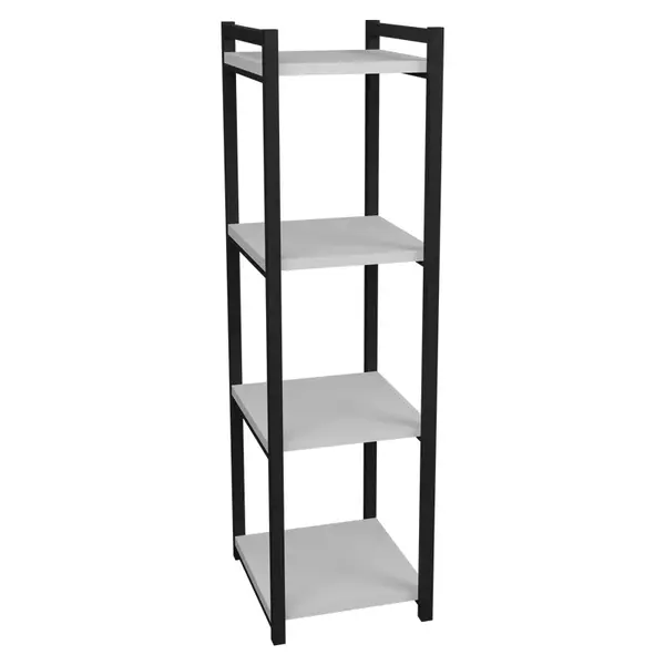 Raft bucatarie Harvey, negru - alb, 33x28x100 cm