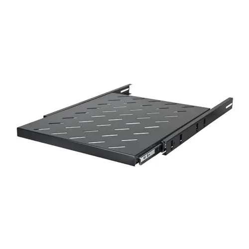 Raft culisant pentru rack de podea 19, 650 mm adâncime, 30 kg, negru RAL 9004, ASYTECH Networking ASY-SS-1000F
