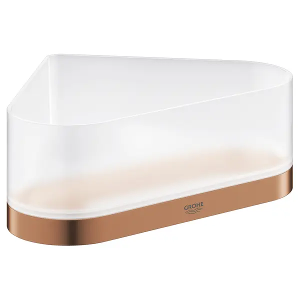 Raft de colt Grohe Selection 41038DL0, montare pe perete, fixare ascunsa, ABS/Metal, mat, Warm sunset