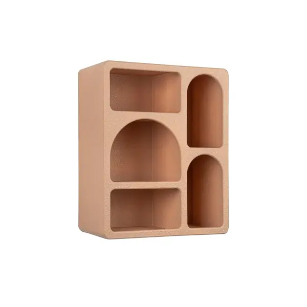 Raft de perete CREAMY CLAY 40 x 48 CM - Orange