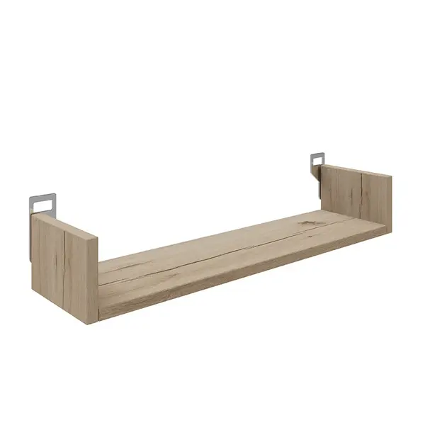 Raft de perete Derva, lemn, stejar, 60x15x10 cm