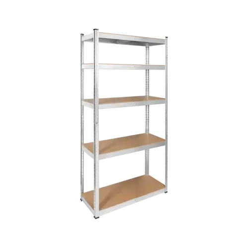 Raft depozit metalic 2in1 5 rafturi pentru garaj 180x90x40cm 750kg Rebel