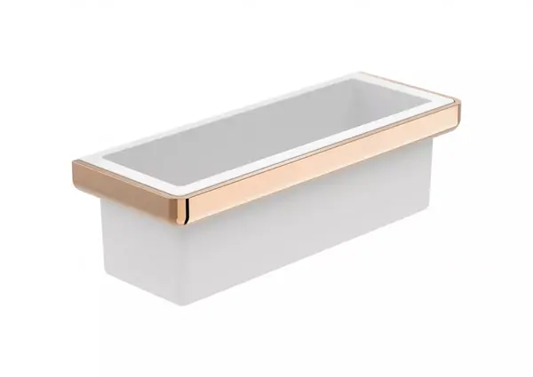 Raft dus Roca Tempo A817028RG0, montare pe perete, 300 x 110 mm, lucios, Cupru