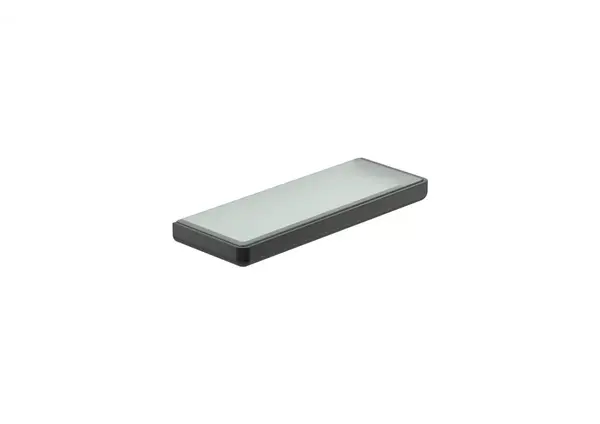 Raft dus Roca Tempo A817040NM0, mintare pe perete, 300 x 110 mm, metal/sticla, mat, Negru titan