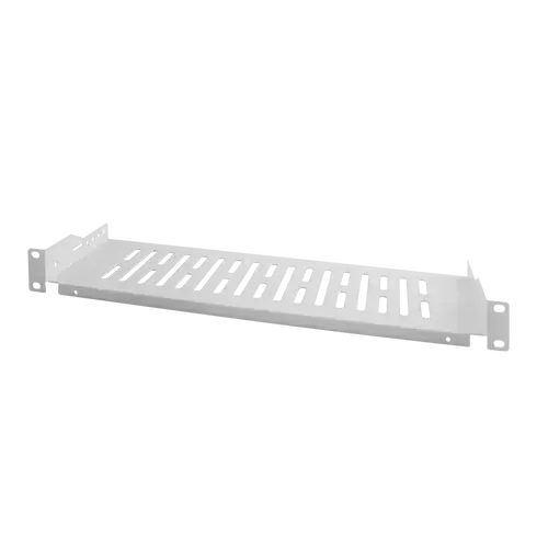 Raft fix Logilink 1U pentru rack 19 inch SF1C25G, adancime 152mm, sarcina maxima 5Kg, vopsea antistatic, otel 1.5mm, Gri