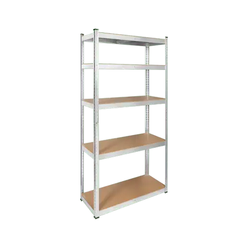Raft metalic cu rafturi, REBEL, 2 in 1, 5 rafturi, Pentru garaj 180x90x40cm, 875kg