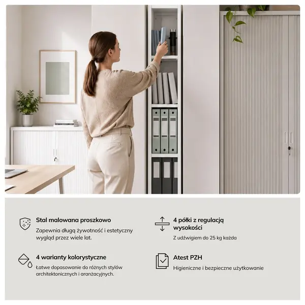 Raft metalic ingust, de arhivare pentru documente alb: TIM 250 x 1850 x 600 mm Raft metalic îngust de arhivare pentru documente, alb, 250x1850x600 mm: TIM
