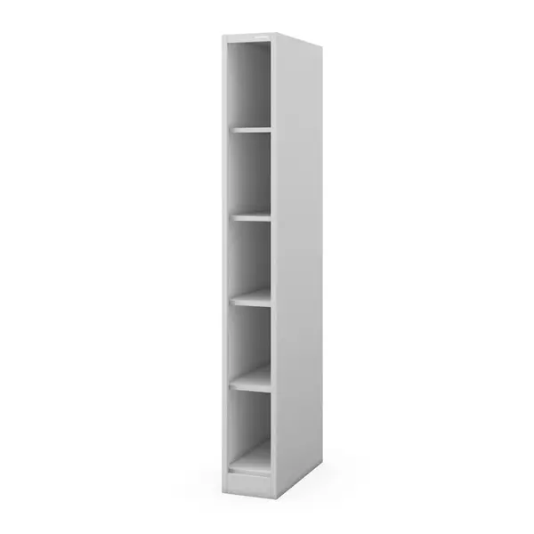 Raft metalic ingust, de arhivare pentru documente gri: TIM 250 x 1950 x 600 mm Raft metalic îngust de arhivare pentru documente, gri, 250x1950x600 mm: TIM