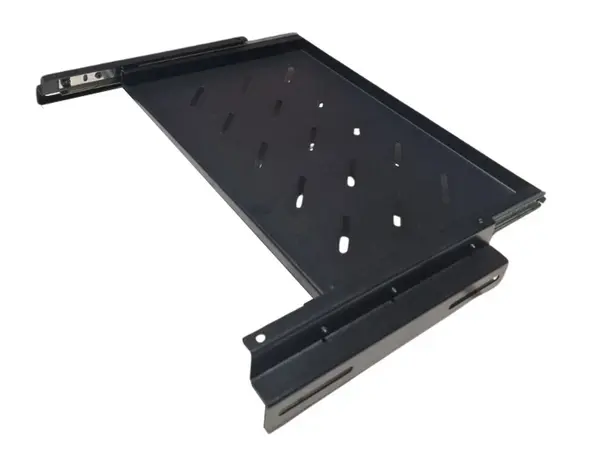 Raft mobil 19 inch, adancime 270mm, incarcare 30kg, pentru rack adancime 450mm, metalic, Safer SAF-MOBSHELF45