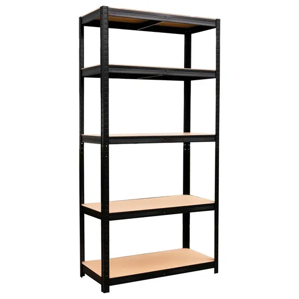 Raft Pentru Sarcini Grele din metal, material pe bază de lemn, negru
