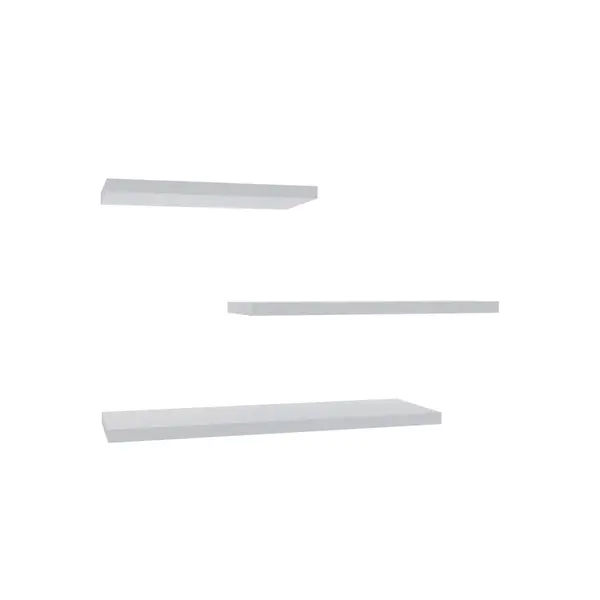 Raft perete Leila set de 3 pachet, Natural, 40x14 cm