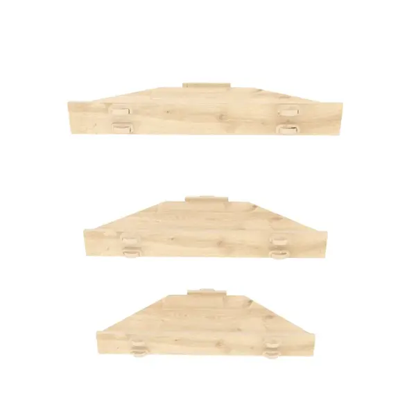Raft suspendat EDIS, stejar, 39,4x14,5x5 cm