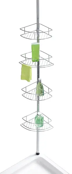 Raft telescopic pentru baie Wenko - Dolcedo, 4 nivele, cromat