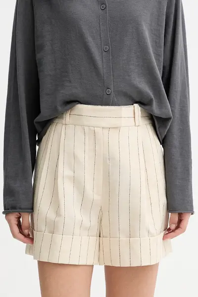 Rag & Bone pantaloni scurți pentru femei, din in Neila