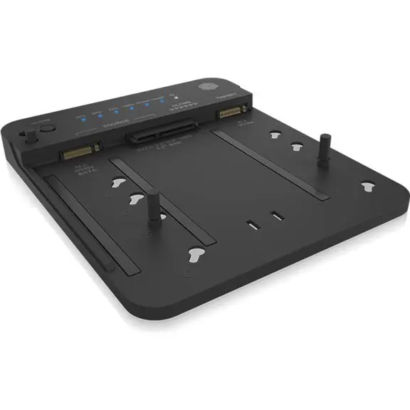RAIDSONIC Docking Station si Clonare RAIDSONIC IB-2913MCL-C31, USB 3.2 Gen 2, M.2 NVMe & SATA, 2.5/3.5 inch SATA