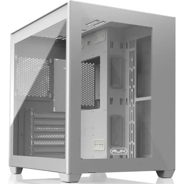 RAIJINTEK Carcasa RAIJINTEK PAEAN C7, ATX, Sticla Temperata, Alb