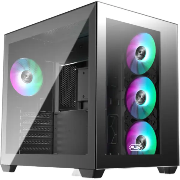 RAIJINTEK Carcasa RAIJINTEK PAEAN C7 TG4, MiddleTower, ATX, Negru