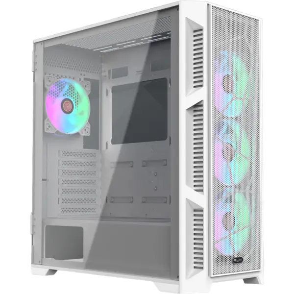 RAIJINTEK Carcasa RAIJINTEK PONOS ULTRA MS4, ATX, Mesh, Alb