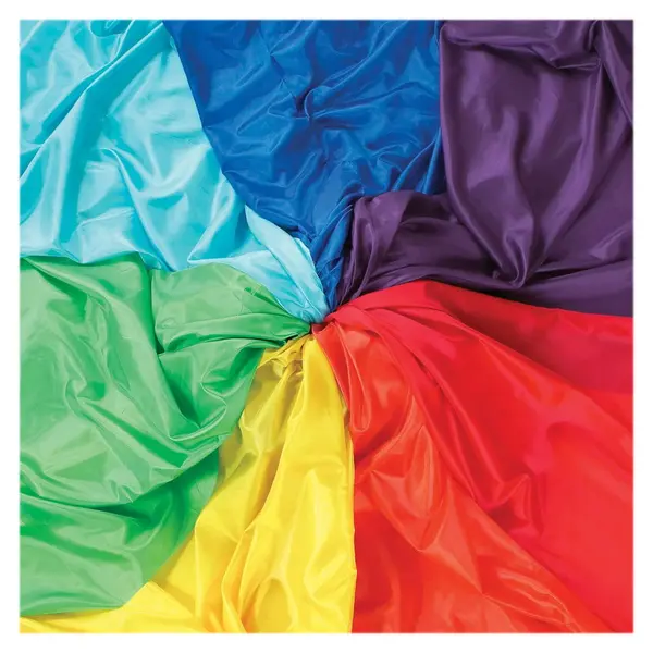 Rainbow Habutae, set 7 bucati de material colorat, TickiT multicolor